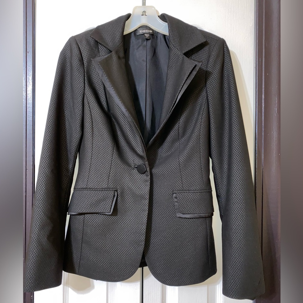 vintage bebe black blazer jacket
